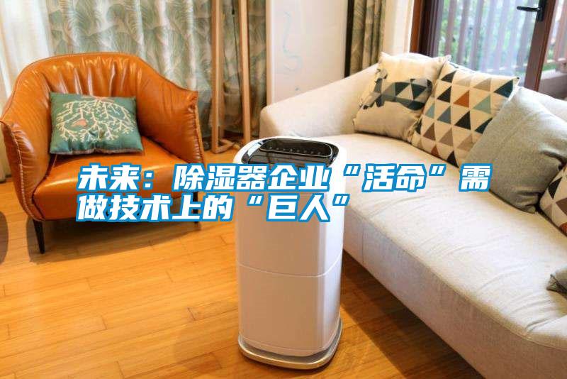 未來(lái)：除濕器企業(yè)“活命”需做技術(shù)上的“巨人”