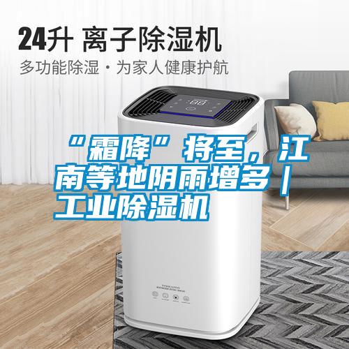 “霜降”將至，江南等地陰雨增多｜工業(yè)除濕機