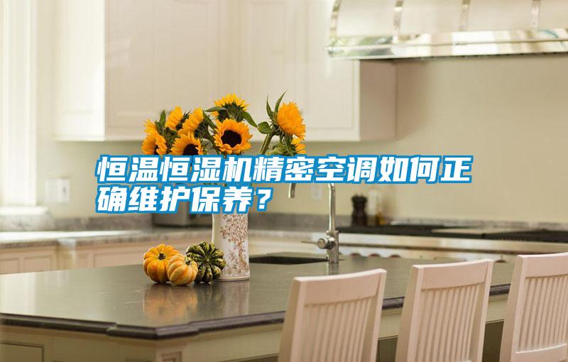 恒溫恒濕機(jī)精密空調(diào)如何正確維護(hù)保養(yǎng)<div   id=