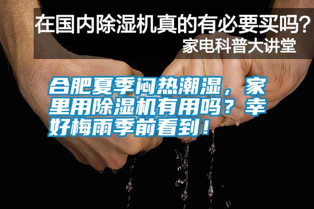 合肥夏季悶熱潮濕，家里用除濕機(jī)有用嗎<div   id=