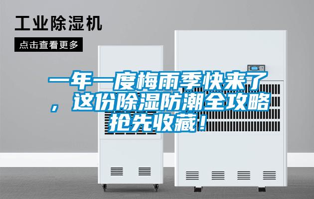 一年一度梅雨季快來了，這份除濕防潮全攻略搶先收藏<div   id=