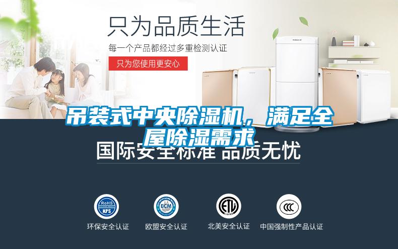 吊裝式中央除濕機(jī)，滿足全屋除濕需求