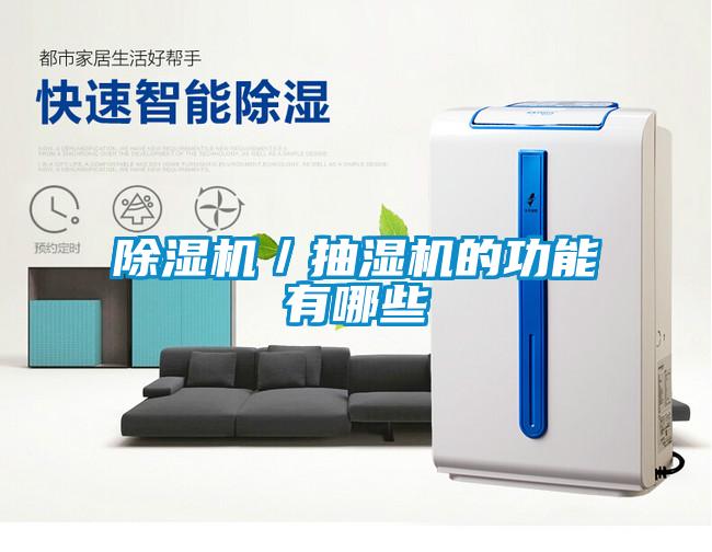 除濕機(jī)/抽濕機(jī)的功能有哪些