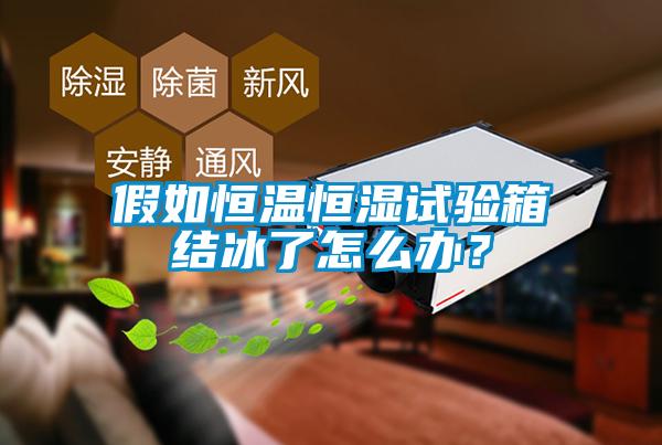 假如恒溫恒濕試驗箱結(jié)冰了怎么辦<div   id=