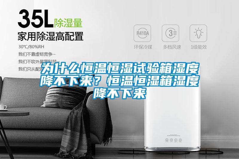 為什么恒溫恒濕試驗箱濕度降不下來<div   id=