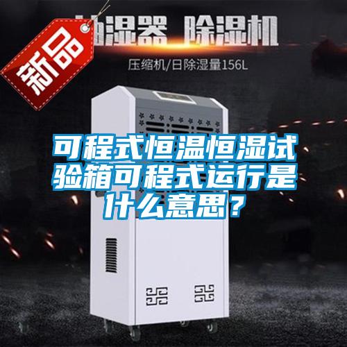 可程式恒溫恒濕試驗箱可程式運行是什么意思<div   id=