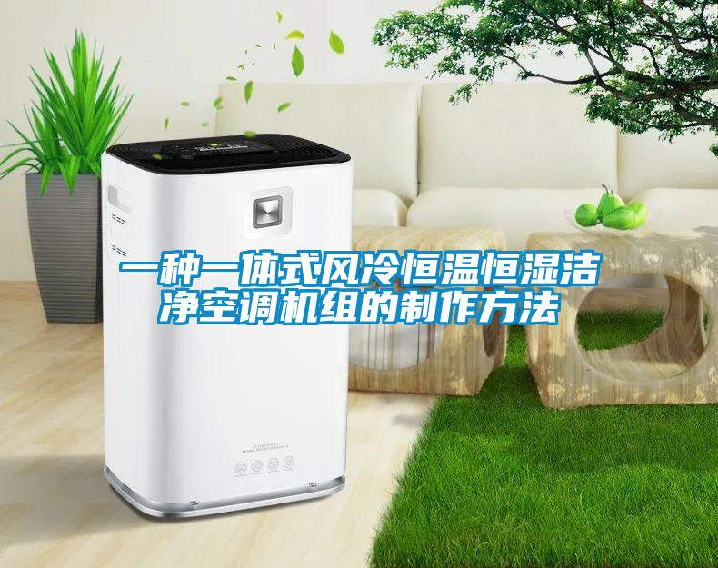 一種一體式風冷恒溫恒濕潔凈空調(diào)機組的制作方法