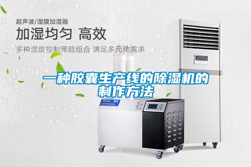 一種膠囊生產(chǎn)線的除濕機的制作方法