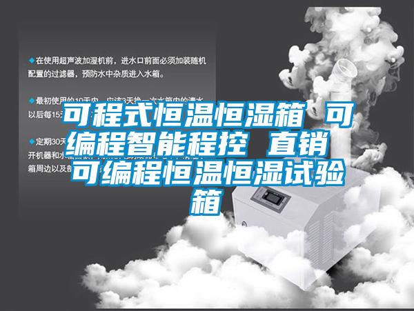 可程式恒溫恒濕箱 可編程智能程控 直銷 可編程恒溫恒濕試驗(yàn)箱
