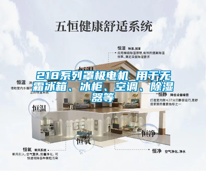 218系列罩極電機(jī) 用于無霜冰箱、冰柜<div   id=