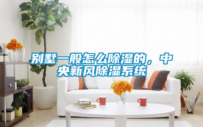 別墅一般怎么除濕的，中央新風(fēng)除濕系統(tǒng)