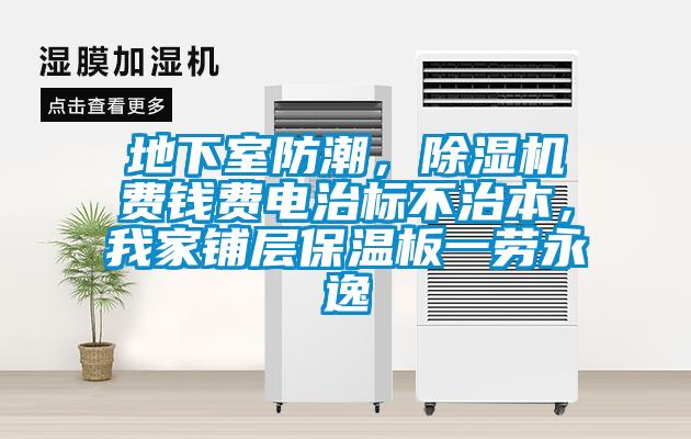 地下室防潮，除濕機費錢費電治標不治本<div   id=
