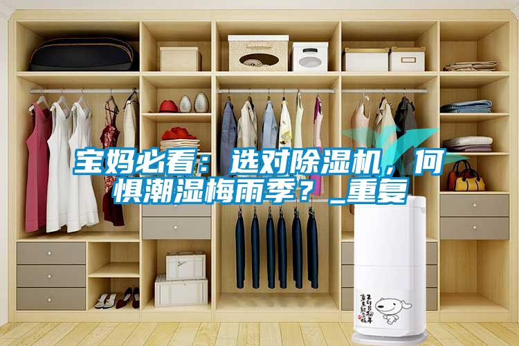 寶媽必看：選對(duì)除濕機(jī)，何懼潮濕梅雨季<div   id=