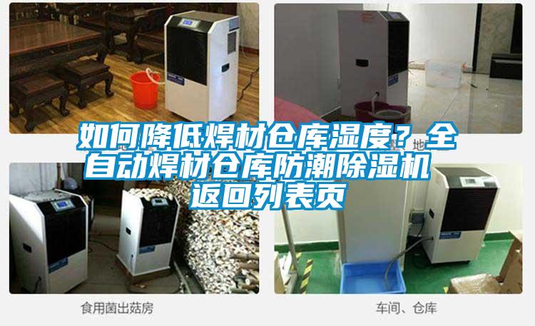 如何降低焊材倉(cāng)庫(kù)濕度？全自動(dòng)焊材倉(cāng)庫(kù)防潮除濕機(jī) 返回列表頁(yè)