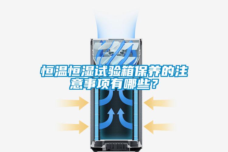 恒溫恒濕試驗箱保養(yǎng)的注意事項有哪些<div   id=