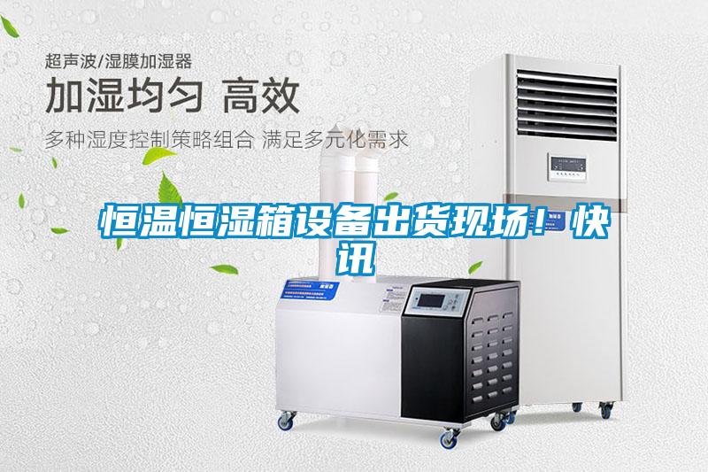 恒溫恒濕箱設(shè)備出貨現(xiàn)場(chǎng)<div   id=