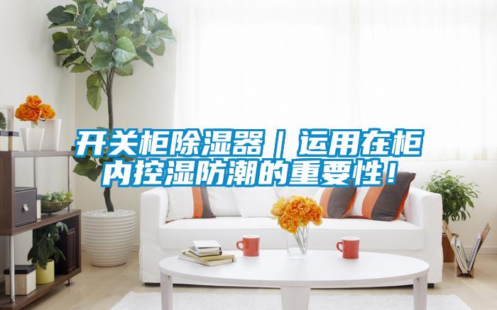 開(kāi)關(guān)柜除濕器｜運(yùn)用在柜內(nèi)控濕防潮的重要性<div   id=