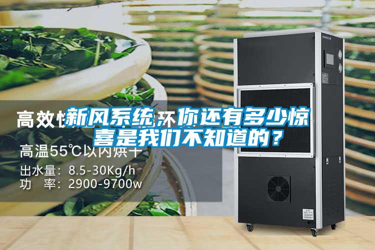新風系統(tǒng)，你還有多少驚喜是我們不知道的<div   id=