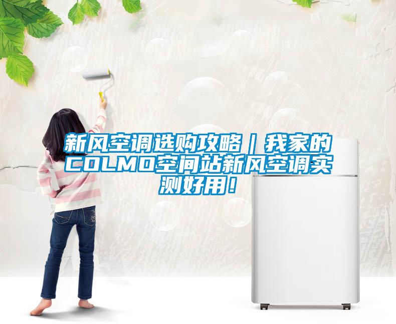 新風(fēng)空調(diào)選購攻略｜我家的COLMO空間站新風(fēng)空調(diào)實測好用！