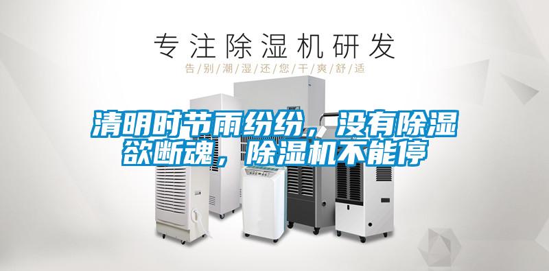 清明時(shí)節(jié)雨紛紛，沒有除濕欲斷魂<div   id=