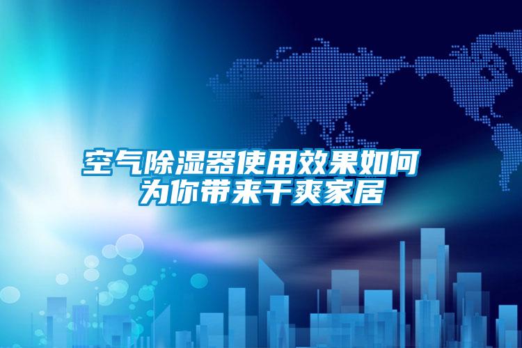 空氣除濕器使用效果如何 為你帶來(lái)干爽家居