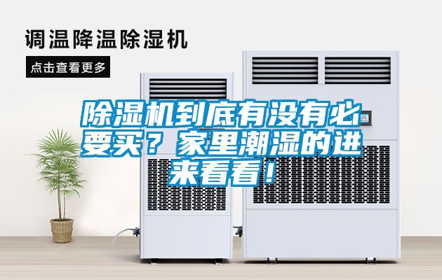 除濕機到底有沒有必要買<div   id=