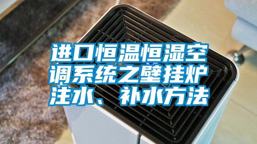 進(jìn)口恒溫恒濕空調(diào)系統(tǒng)之壁掛爐注水、補(bǔ)水方法