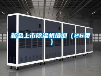 行業(yè)新聞新品上市除濕機(jī)培訓(xùn)（26頁）