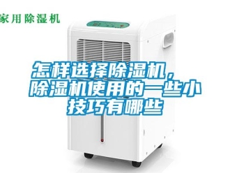 行業(yè)新聞怎樣選擇除濕機(jī)， 除濕機(jī)使用的一些小技巧有哪些